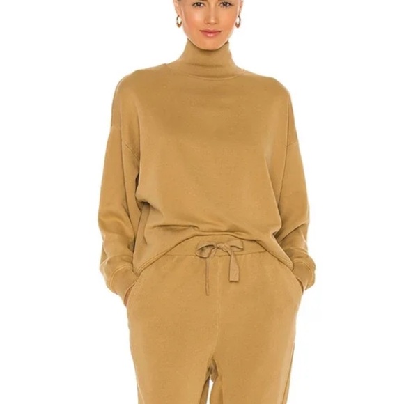 New Frame sweatshirt New with tags  size large mustard / brown color - Picture 2 of 8